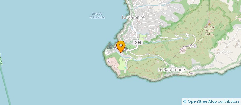 localisation de l'entreprise LA CHANTERELLE  LE PRADET