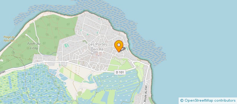 localisation de l'entreprise LA CHANTERELLE  LES PORTES-EN-RE