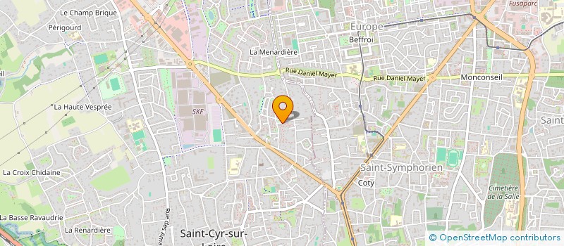 localisation de l'entreprise LA CHANTERIE à SAINT-CYR-SUR-LOIRE