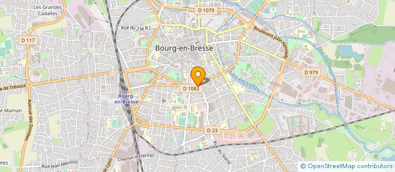 localisation de l'entreprise LA CHANTONIERE à BOURG-EN-BRESSE