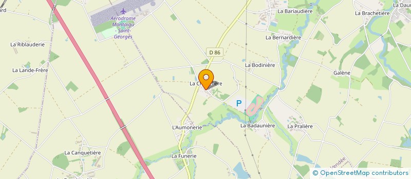 localisation de l'entreprise LA CHAPELIERE à MONTAIGU-VENDEE