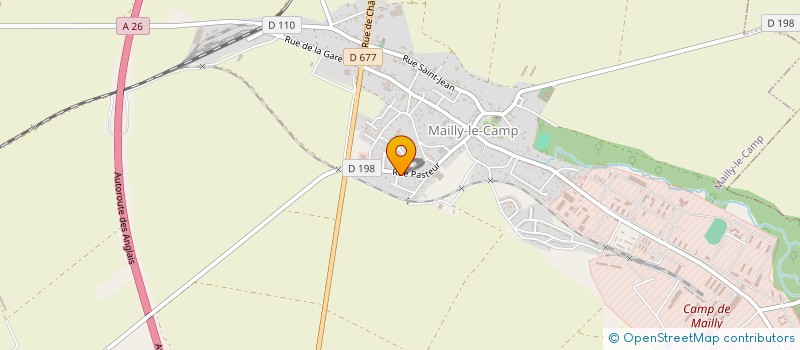 localisation de l'entreprise LA CHAPELLE à MAILLY-LE-CAMP