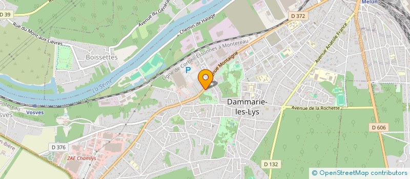 localisation de l'entreprise LA CHAPELLE à DAMMARIE-LES-LYS