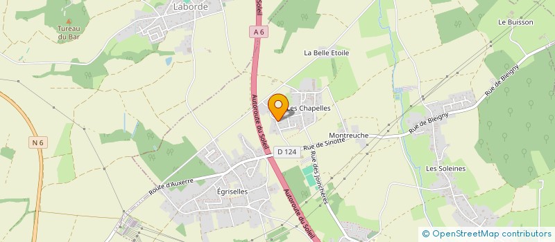 localisation de l'entreprise LA CHAPELLE  VENOY