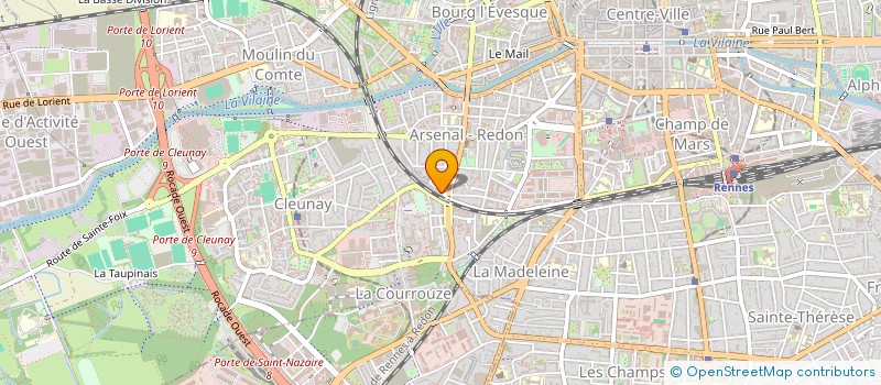localisation de l'entreprise LA CHAPELLE 44 à RENNES