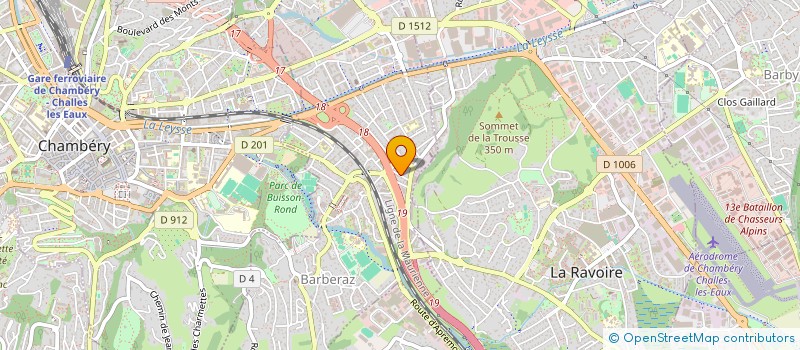 localisation de l'entreprise LA CHAPELLE  BARBERAZ