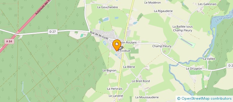 localisation de l'entreprise LA CHAPELLE  LIFFRE