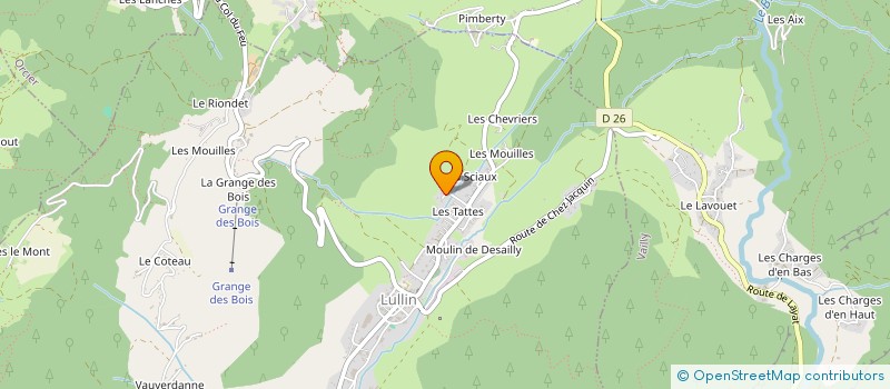 localisation de l'entreprise LA CHAPELLE  BELLEVAUX