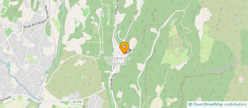 localisation de l'entreprise LA CHAPELLE  SAUMANE-DE-VAUCLUSE