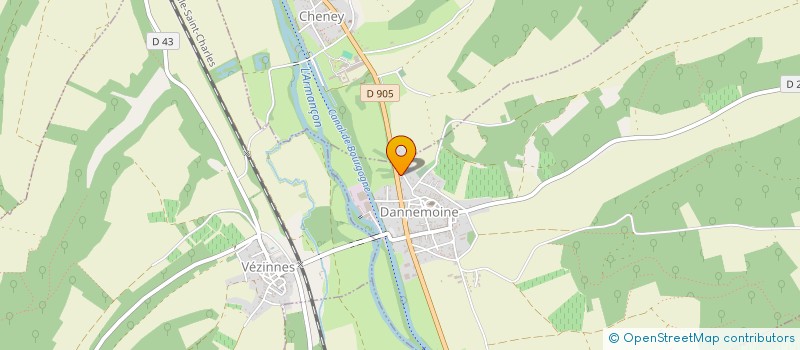 localisation de l'entreprise LA CHAPELLE  MOLOSMES