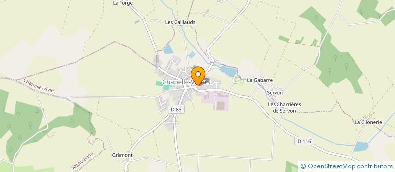 localisation de l'entreprise LA CHAPELLE  CHAPELLE-VIVIERS