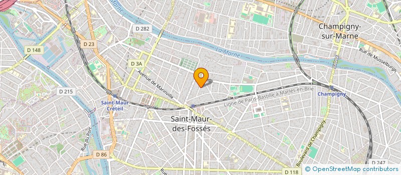 localisation de l'entreprise LA CHAPELLE à SAINT-MAUR-DES-FOSSES