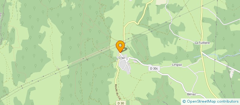 localisation de l'entreprise LA CHAPELLE à INJOUX-GENISSIAT