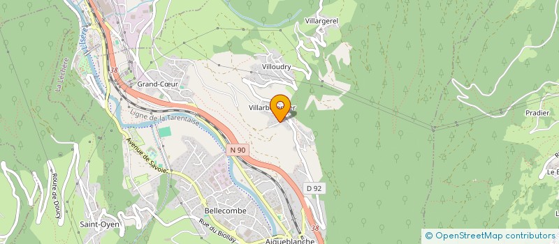 localisation de l'entreprise LA CHAPELLE  GRAND-AIGUEBLANCHE