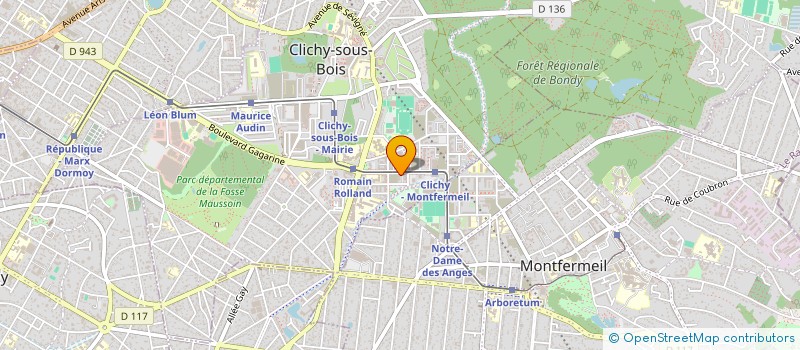 localisation de l'entreprise LA CHAPELLE à CLICHY-SOUS-BOIS