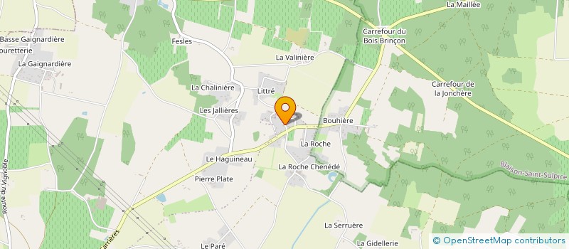 localisation de l'entreprise LA CHAPELLE  GENNES-VAL-DE-LOIRE