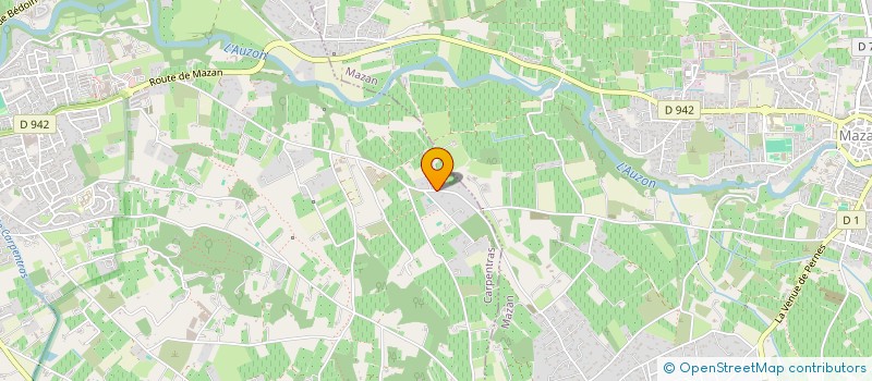 localisation de l'entreprise LA CHAPELLE  CARPENTRAS