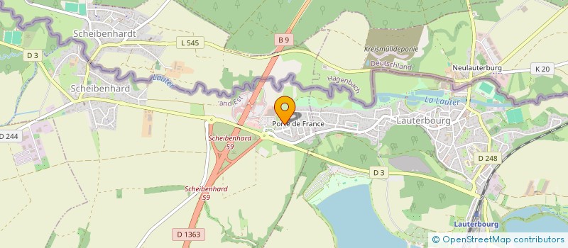 localisation de l'entreprise LA CHAPELLE  SCHEIBENHARD