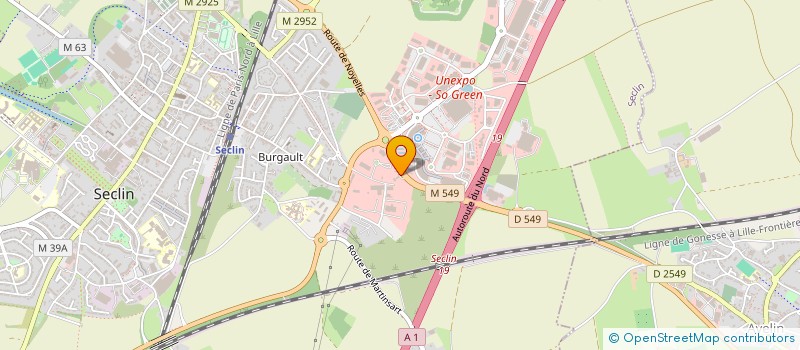 localisation de l'entreprise LA CHAPELLE  SECLIN