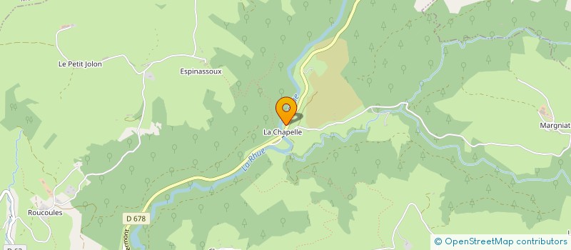 localisation de l'entreprise LA CHAPELLE à CONDAT
