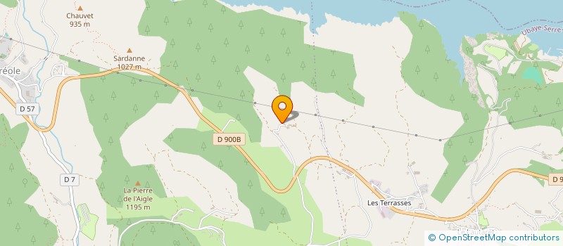 localisation de l'entreprise LA CHAPELLE  UBAYE-SERRE-PONCON