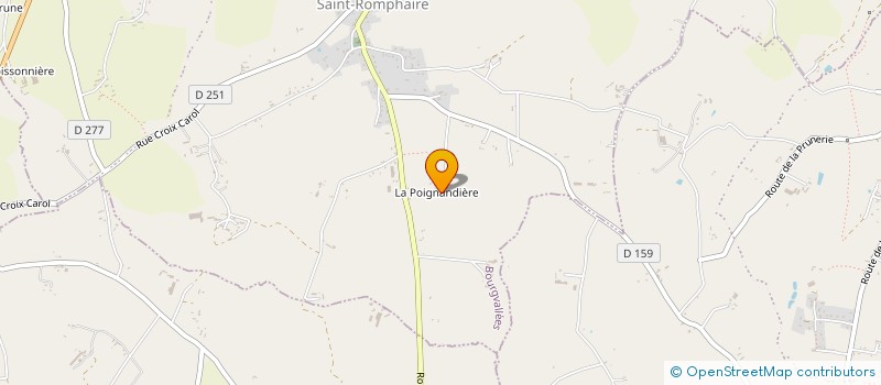 localisation de l'entreprise LA CHAPELLE  BOURGVALLEES