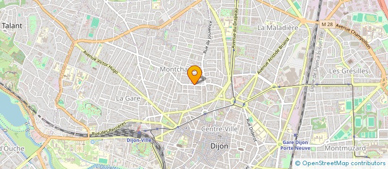 localisation de l'entreprise LA CHAPELLE à DIJON