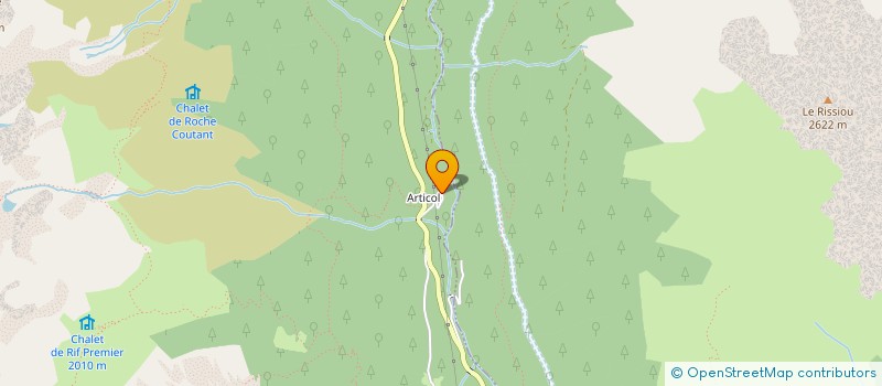 localisation de l'entreprise LA CHAPELLE D'ARTICOL  ALLEMOND