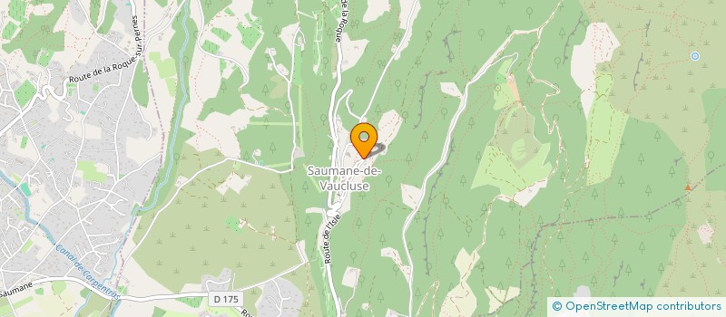 localisation de l'entreprise LA CHAPELLE D'EUX  SAUMANE-DE-VAUCLUSE