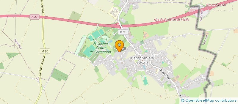 localisation de l'entreprise LA CHAPELLE DE LUCHIN à CAMPHIN-EN-PEVELE