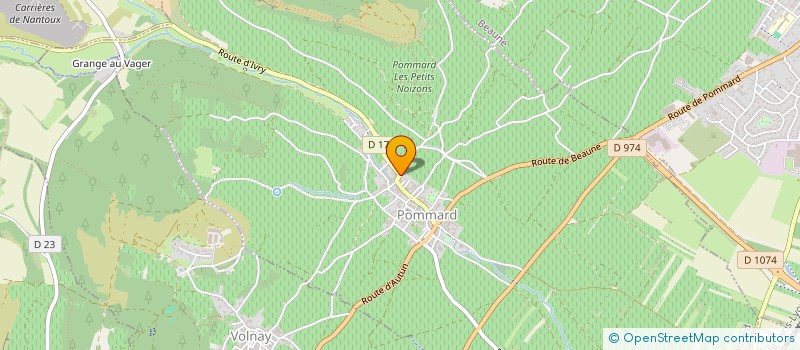 localisation de l'entreprise LA CHAPELLE DE MELIN  POMMARD