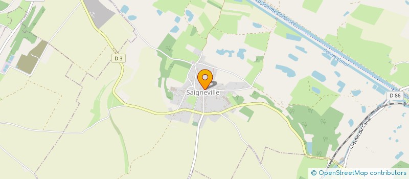 localisation de l'entreprise LA CHAPELLE DE SAIGNEVILLE  SAIGNEVILLE