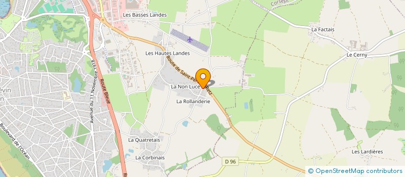 localisation de l'entreprise LA CHAPELLE DU PARADIS à SAINT-BREVIN-LES-PINS
