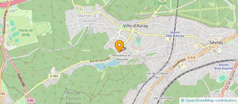 localisation de l'entreprise LA CHAPELLE HARMONIQUE à VILLE-D'AVRAY