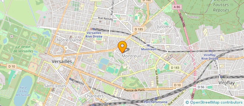 localisation de l'entreprise LA CHAPELLE INDIVISION BIC à VERSAILLES