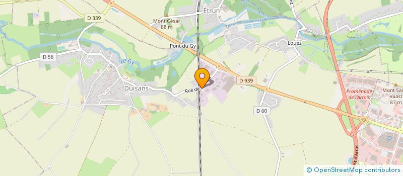 localisation de l'entreprise LA CHAPELLE INVEST  DUISANS