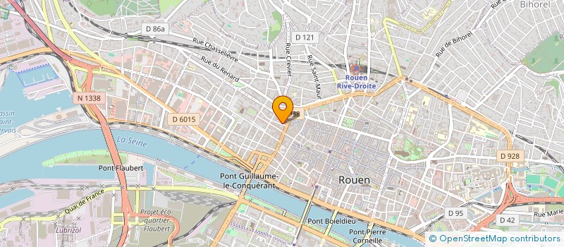 localisation de l'entreprise LA CHAPELLE JOYEUSE  ROUEN