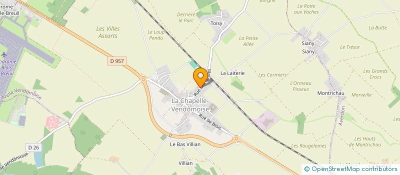 localisation de l'entreprise LA CHAPELLE VENDOMOISE T.C  LA CHAPELLE-VENDOMOISE