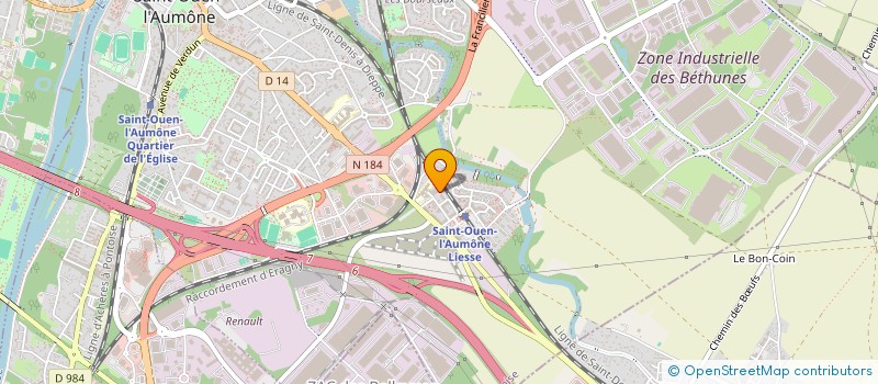 localisation de l'entreprise LA CHAPELLE -VERONGE à SAINT-OUEN-L'AUMONE