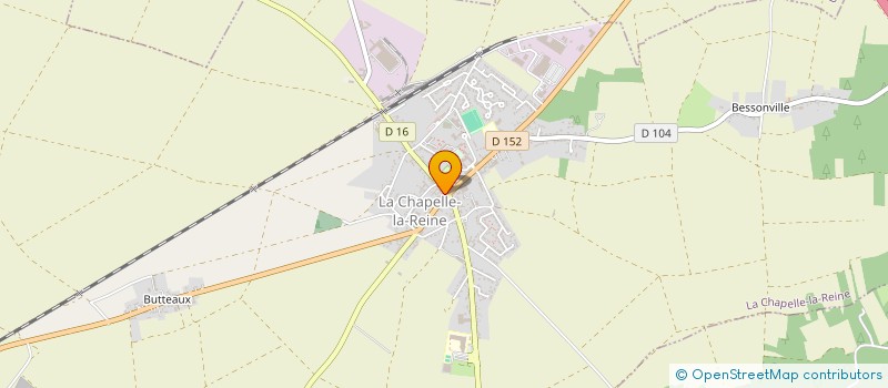 localisation de l'entreprise LA CHAPELLE77  LA CHAPELLE-LA-REINE