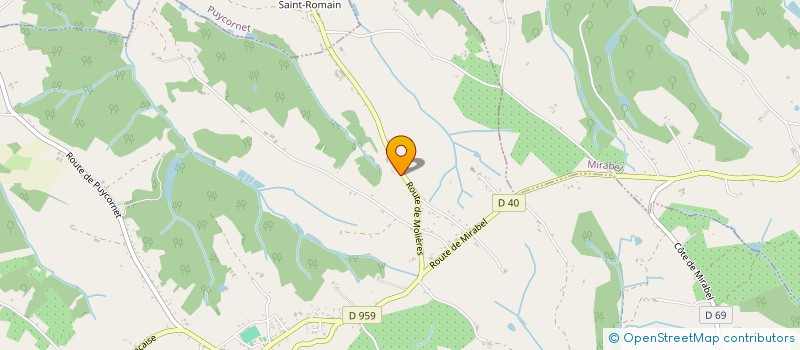 localisation de l'entreprise LA CHAPELLERIE ANGOUMOISINE  L'HONOR-DE-COS