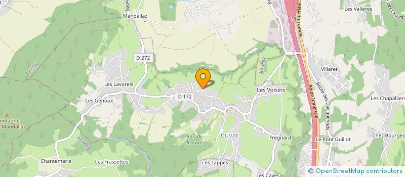 localisation de l'entreprise LA CHAPELLOISE  CHARVONNEX