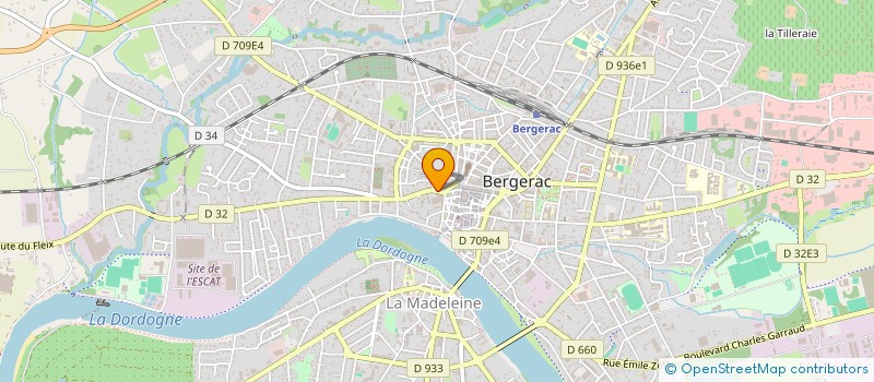 localisation de l'entreprise LA CHAPOULETTE à BERGERAC