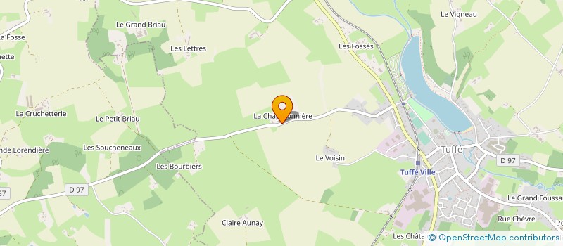 localisation de l'entreprise LA CHAPRONNIERE à TUFFE-VAL-DE-LA-CHERONNE