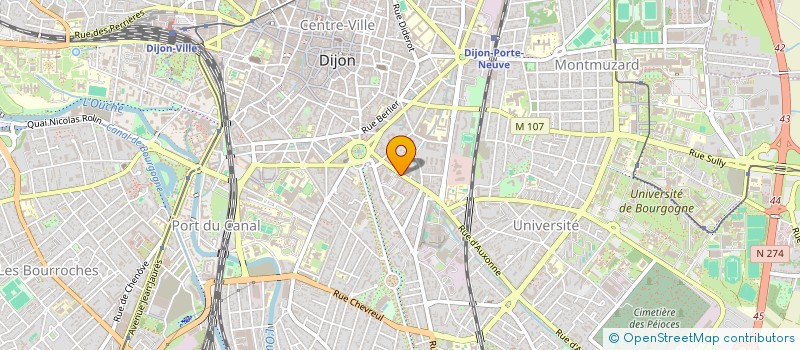 localisation de l'entreprise LA CHARANTAISE à DIJON
