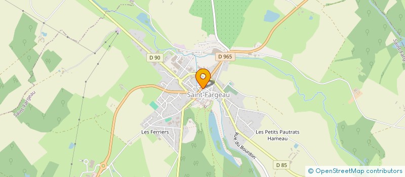 localisation de l'entreprise LA CHARBONNETTE - SCIC ENERGIE PUISAYE FORTERRE à SAINT-FARGEAU