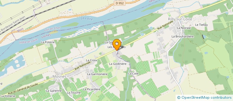 localisation de l'entreprise LA CHARCUTERIE D'OLIVIER  MOSNES