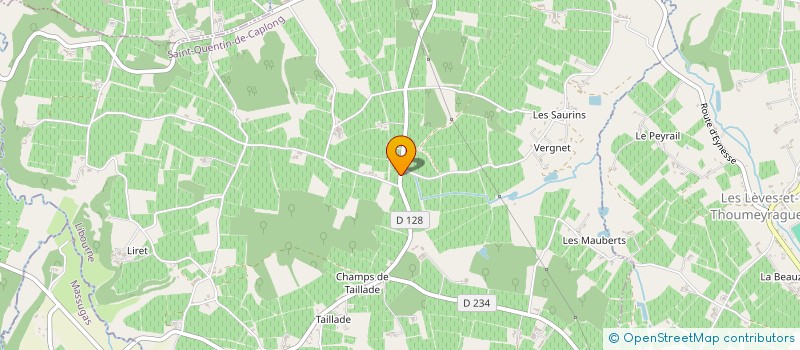 localisation de l'entreprise LA CHARENTAISE  SAINT-QUENTIN-DE-CAPLONG