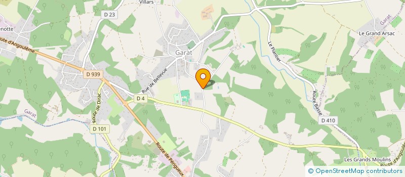 localisation de l'entreprise LA CHARENTE  GARAT