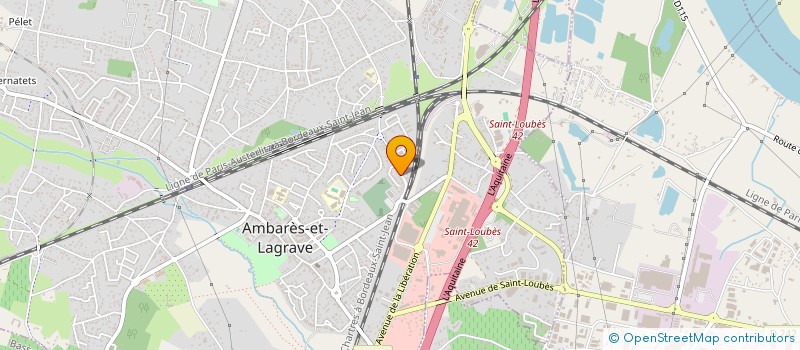 localisation de l'entreprise LA CHARENTERIE  AMBARES-ET-LAGRAVE